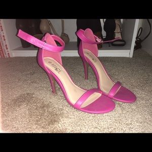 Pink heels